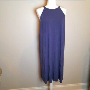 Comfy Purple/Blue T-Shirt Dress